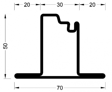 profil&eacute;s acier doux 018.134