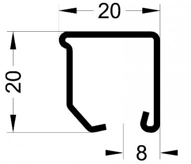 profil&eacute;s acier doux 018.220