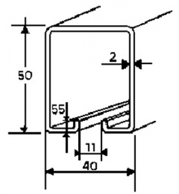 FERRURES POUR PORTES COULISSANTES 088.609