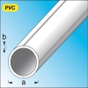 sourcing map Lot de 2 tuyaux ronds en PVC rigide transparent 15 mm ID x 16 mm x 0,4 m 0,1 cm 