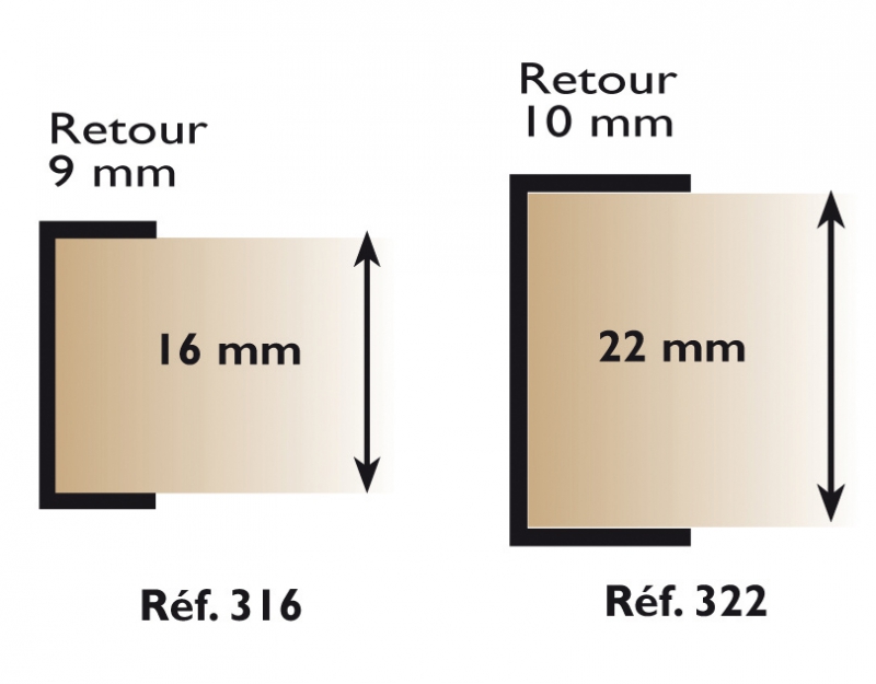 BORDURES POUR PANNEAUX BOIS 042.514