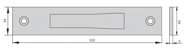 SERRURES POUR MENUISERIE METALLIQUE 074.139