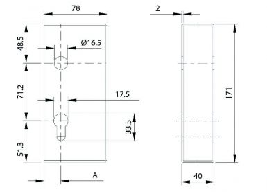 SERRURES POUR MENUISERIE METALLIQUE 088.381