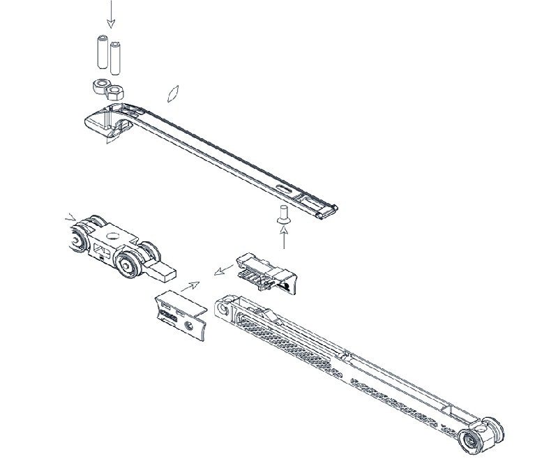 FERRURES POUR PORTES COULISSANTES 088.820