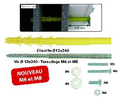 CHEVILLES PLASTIQUES 066.351