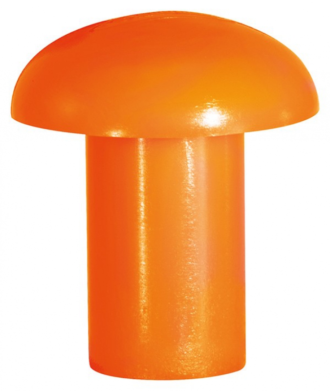 COFRATEL - Capuchon de protection pour armature en attente - plastique  orange - sac de 50 pcs