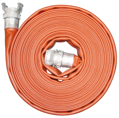 tuyau incendie 20m souple plat avec demi-raccords symètriques - DN40 Ø  int.45