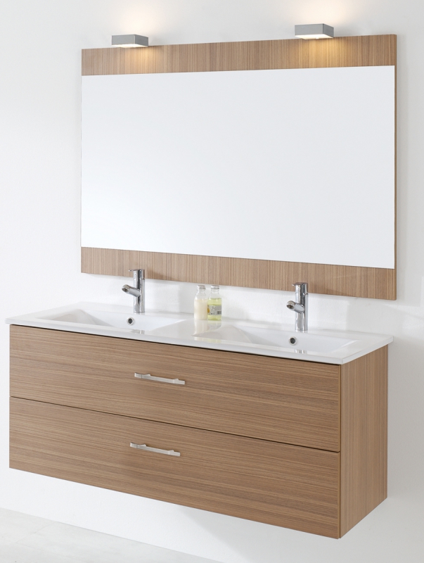 Meuble Colton 120 Cm H 51 8 Cm P 46 Cm 2 Tiroirs Blanc