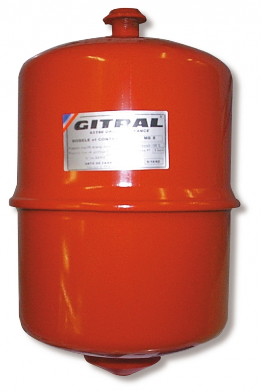 Vase d'expansion à membrane 18 L GITRAL MB18