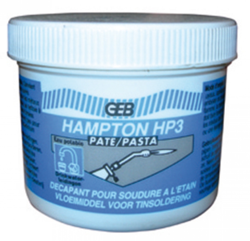 pâte décapante Hampton HP3 - pour soudure à l'étain - boîte 150 ml