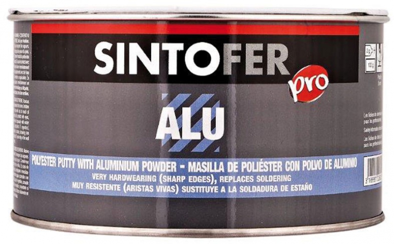 mastic SINTOFER PRO Alu polyester - remplacement de l'étain dans