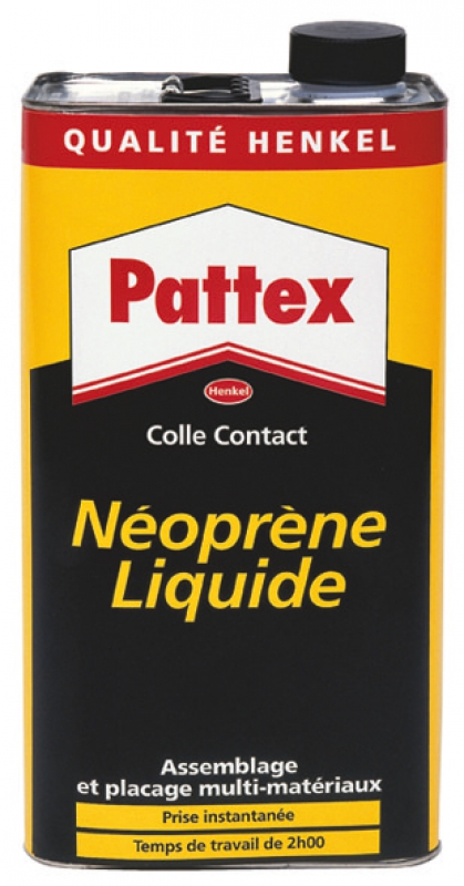colle néoprène liquide PATTEX - pour grandes surfaces - bidon 4,5 kg