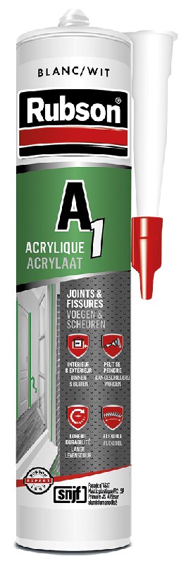 Index - Mastic Acrylique blanc 280 ml INDEX - Mastic, silicone, joint - Rue  du Commerce