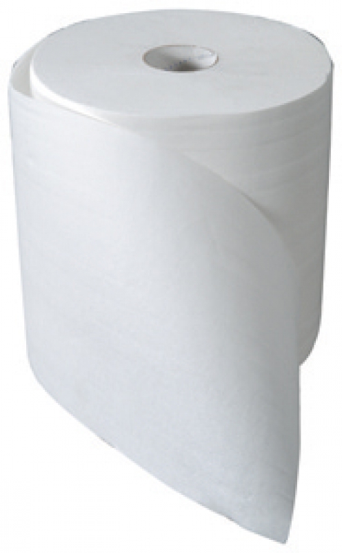 Lot De 6 Bobines De Papier Toilette - 450 Feuilles 2 Plis, Blanc, Déroulement Central, Neutre
