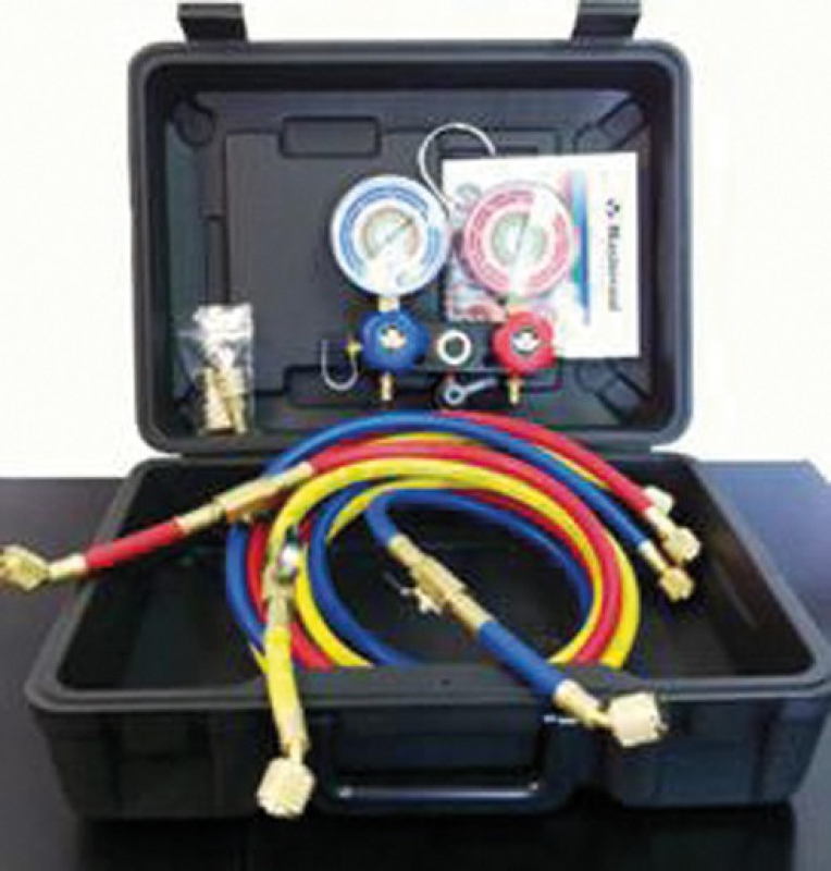 Manifold 4 Voies Pour Climatisation - Outil De Mesure Pour Frigoriste - Neuf VidaXL