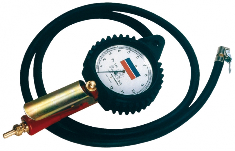 Flexible De Gonflage Supplémentaire + Manomètre + Robinet Pour Compresseur - Nardi