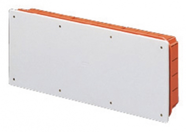 boîte de dérivation à encastrer 392x152x70 mm polystyrène couv. blanc