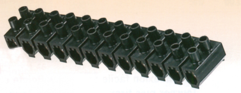 Assortiment de 6 barrettes de dominos électriques rigide, LEXMAN, 2.5 à 16  mm²