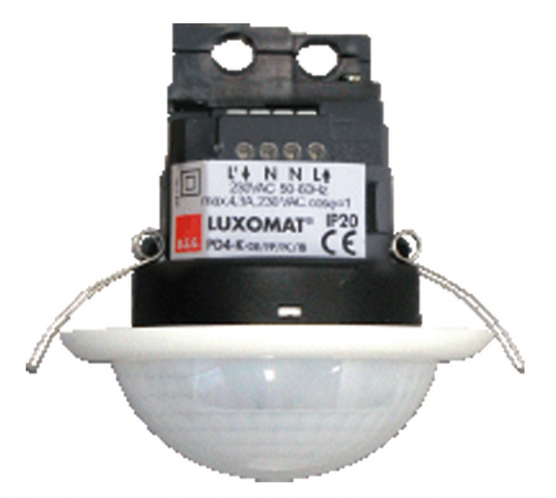 détecteur encastré " LUXOMAT PD41CFP " blanc, dét. circulaire Ø 40 m — free download