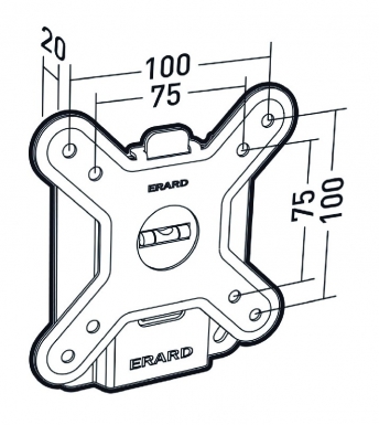 supports &eacute;crans muraux 618.237