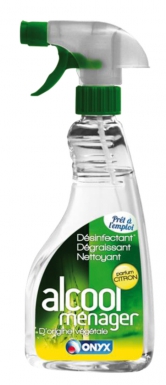 NETTOYANT DEGRAISSANT A L'ALCOOL MENAGER 500ML