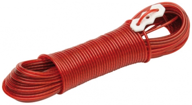 corde à linge 20m - fil acier plastifié