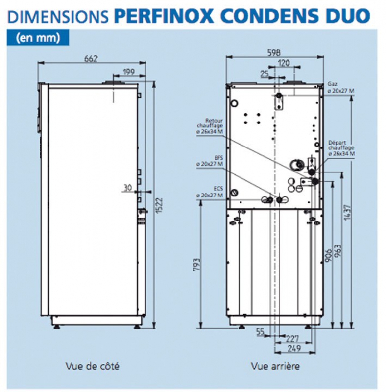 chaudière gaz PERFINOX CONDENS DUO 5024 VI R puiss. 24 kW cheminée — free download