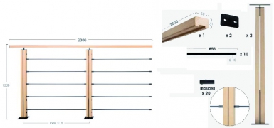 BALUSTRADES - MAINS COURANTES 893.164