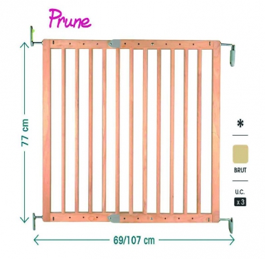 Barrière extensible en bois - Provence Outillage